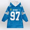 Lions Captain Hutchinson 97 Football Unisex Blanket Hoodie 1