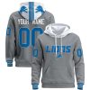 Lions Footabll Custom Pullover Hoodie