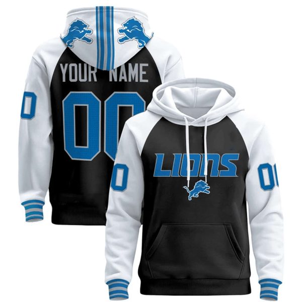 Lions Footabll Custom Pullover Hoodie