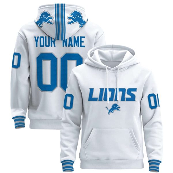 Lions Footabll Custom Pullover Hoodie