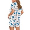 Lions Football Print Pajama Set 2