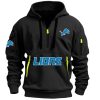 Lions Football Quarter Zip Hoodie