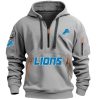 Lions Football Quarter Zip Hoodie 2