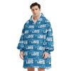 Lions Football Unisex Blanket Hoodie 1