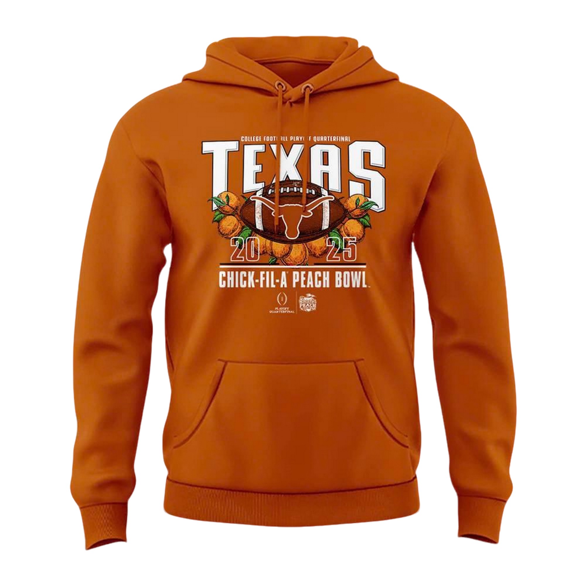 Longhorns 2025 Chick Fil A Peach Bowl Hoodie