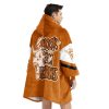 Longhorns Hook Em Horns Football Unisex Blanket Hoodie