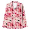 Love Valentines Day Pajamas Set 2