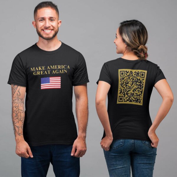 Make America Great Again QR Code Shirt