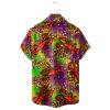 Mardi Gras Lobster Leopard Hawaiian Shirt