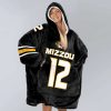 Missouri Cook 12 Football Unisex Blanket Hoodie 3