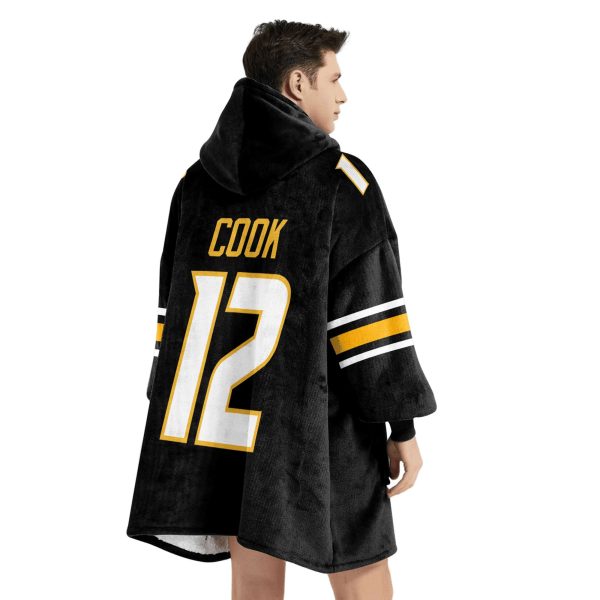 Missouri Cook 12 Football Unisex Blanket Hoodie 4