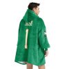 Notre Dame 1 Football Blanket Hoodie 4