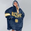 Notre Dame Football Blanket Hoodie 3