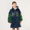 Notre Dame Football Unisex Blanket Hoodie