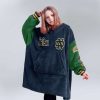 Notre Dame Football Unisex Blanket Hoodie 5