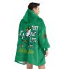 Notre Dame They Rot Like Us Rise Up Irish Football Unisex Blanket Hoodie 4