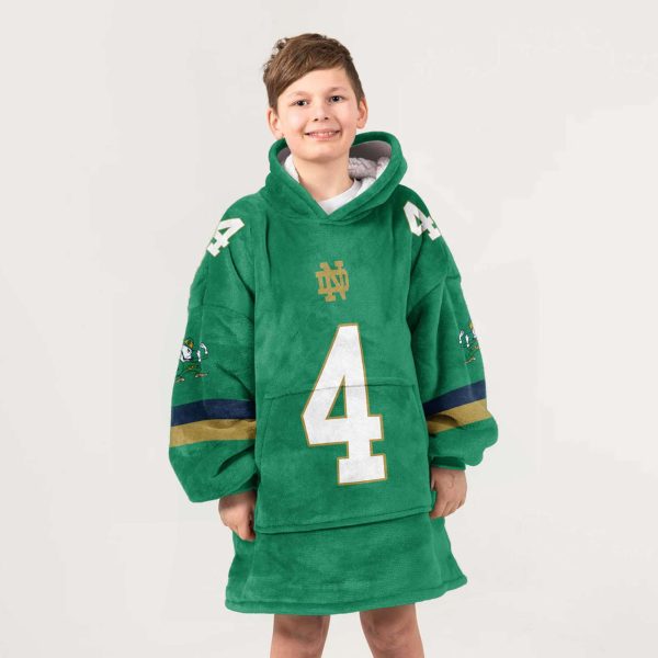 Notre Love 4 Football Unisex Blanket Hoodie