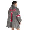 Ohio State 1 Football Unisex Blanket Hoodie 4