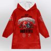 Ohio State 2025 Rose Bowl Game Champions Football Unisex Blanket Hoodie 1