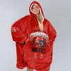 Ohio State 2025 Rose Bowl Game Champions Football Unisex Blanket Hoodie 3