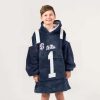 Ole Miss 1 Football Blanket Hoodie