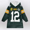 Packers Captain Rodgers 12 Football Unisex Blanket Hoodie 1