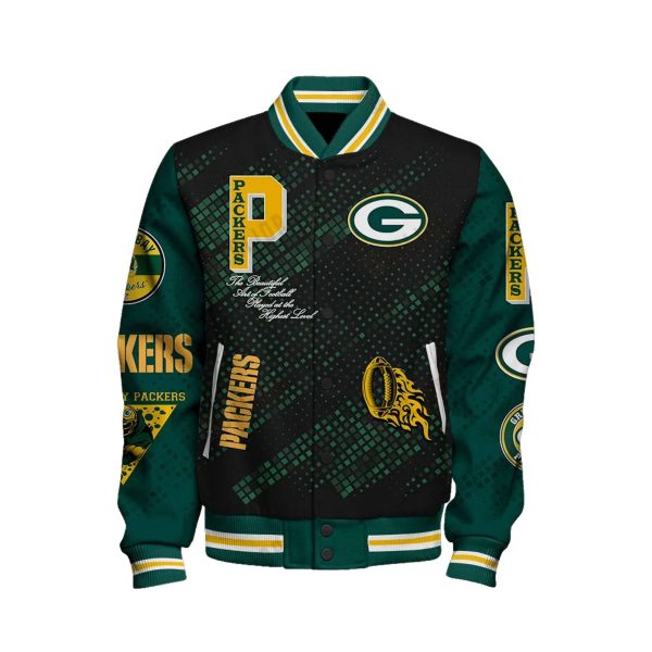 Packers Football Varsity Bomber Jacket 2