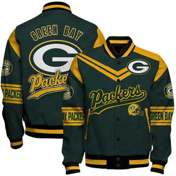 Packers Football Unisex Varsity Jacket 1