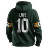 Packers Love 10 Football Unisex Hoodie