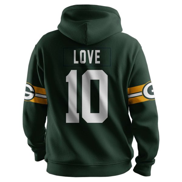 Packers Love 10 Football Unisex Hoodie