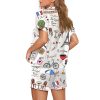 Paris Travel Print Pajama Set 2