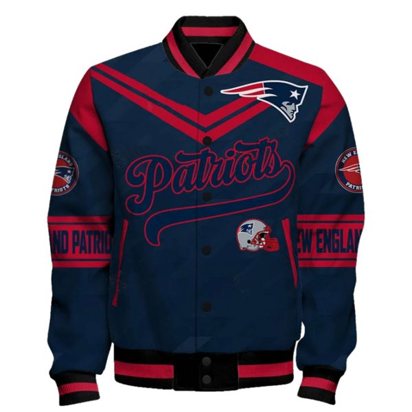 Patriots Football Unisex Varsity Jacket 2