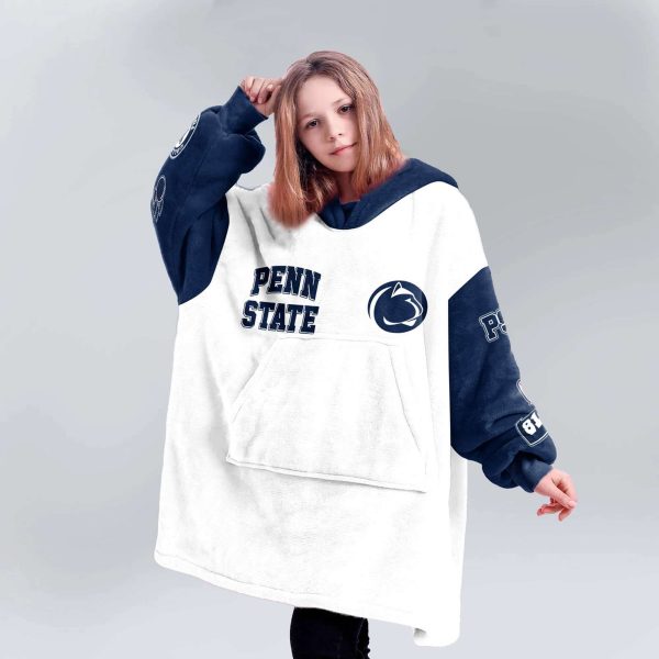 Penn State Football Unisex Blanket Hoodie 5