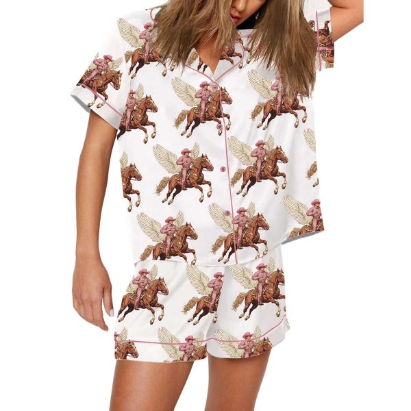 Pucker Up Cowboy Valentines Pajama Set