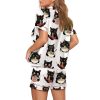 Ramen Cat Print Pajama Set 2