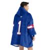 SMU 1 Football Unisex Blanket Hoodie 4