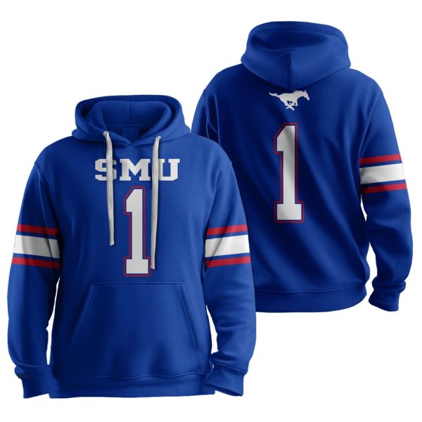 SMU 1 Football Unisex Hoodie 1