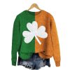 Saint Patricks Day Print Sweater