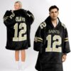 Saints Olave 12 Football Unisex Blanket Hoodie 2