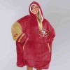 San Francisco Football Unisex Blanket Hoodie 2