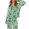 St Patricks Day Clover Camo Pajama Set