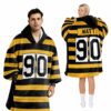 Steelers Watt 90 Blanket Hoodie 2