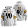 Steelers Watt 90 Football Unisex Hoodie 1