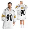 Steelers Watt Football Unisex Blanket Hoodie 2