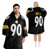 Steelers Watt Football Unisex Blanket Hoodie 4