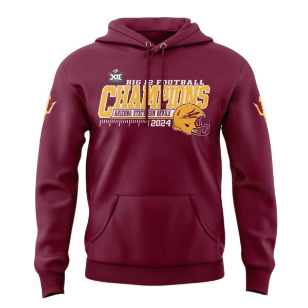 Sun Devils Big 12 Football Champions 2024 Hoodie 1