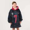 Texans Captain Stroud 7 Football Unisex Blanket Hoodie