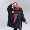 Texans Captain Stroud 7 Football Unisex Blanket Hoodie 5