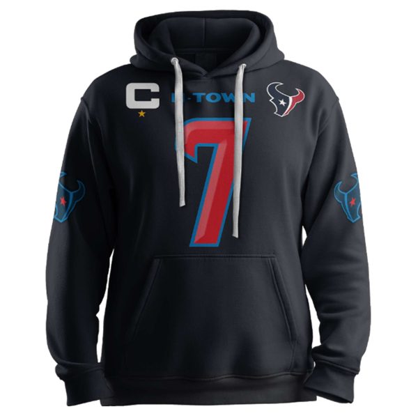 Texans Captain Stroud 7 Football Unisex Hoodie 2