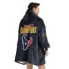 Texans Ready To Roll AFC South Champions Football Unisex Blanket Hoodie 4